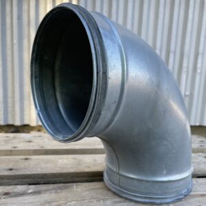 90-böj ventilationsrör spiro